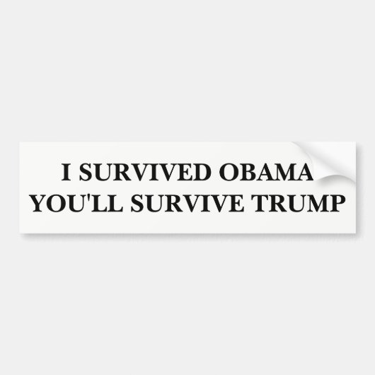 Sie überleben autoaufkleber (Vorne)