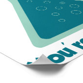 Sie überreagieren den Beaker der Chemie Science Poster (Ecke)