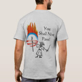 Sie überschreiten nicht! T-Shirt (Rückseite)