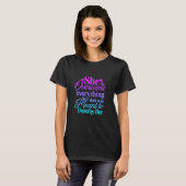 Sie überwand alles, was zerstört werden sollte T-Shirt (Vorne ganz)