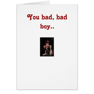 Sie unartiger Junge.