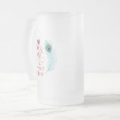 Sie und ich - die perfekte Mischung | Romantik Mattglas Bierglas (Vorderseite Links)