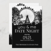 Sie und ich fahren mit dem Rad Einladung (Vorne/Hinten)