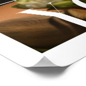 Sie und ich | Foto für Personalisierte Paare Poster (Ecke)