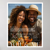Sie und ich | Foto für Personalisierte Paare Poster (Vorne)