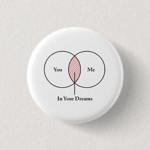 Sie und ich in Ihrem Träume Venn Diagramm Button