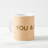 Sie und ich, individuelle Tasse (Vorderseite Links)