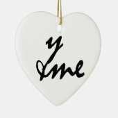 Sie und ich keramikornament (Rechts)