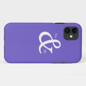 Sie und ich Lila Case-Mate iPhone Hülle (Rückseite (Horizontal))