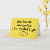 SIE UND ICH MACHEN EINE **WONDERFUL WE** LIEBE CAR KARTE (Gelbe Blume)