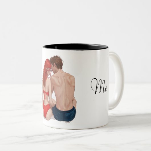 Sie und ich Paare Mug Zweifarbige Tasse (VorderseiteRechts)