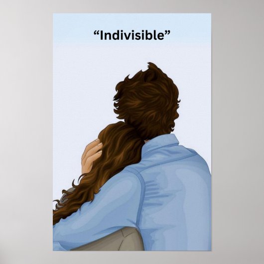 Sie und ich Paarposter Poster (Vorne)