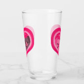 Sie und ich (Schweine mit Niedlichem Cartoon) Glas (Links)