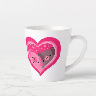Sie und ich (Schweine mit Niedlichem Cartoon) Milchtasse