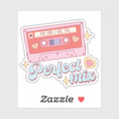 Sie und ich sind der perfekte Mix aus Valentinin u Aufkleber (Blatt)