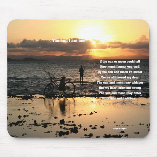 Sie und ich sind eins mousepad (Vorne)