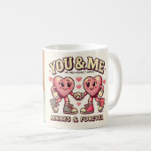 Sie und ich sind perfekte Match-Valentinin-Foto Kaffeetasse (VorderseiteRechts)