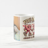 Sie und ich sind perfekte Match-Valentinin-Foto Kaffeetasse (Mittel)