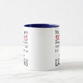 Sie und ich sind Schwester-Entwurf Tasse (Zentrum)