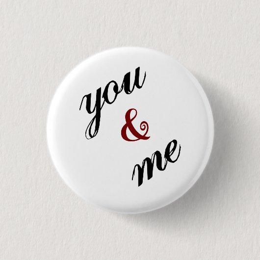 Sie und ich-Taste Button (Vorderseite)