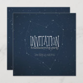 Sie und ich werden in die Sterne geschrieben Einladung (Vorne/Hinten)