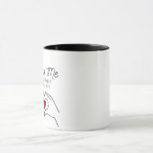 Sie und ich zusammen für immer Tasse (Zentrum)