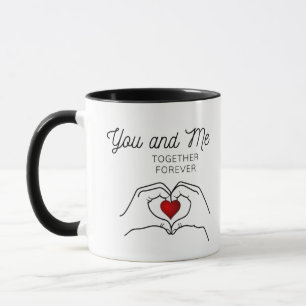 Sie und ich zusammen für immer Tasse