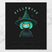 Sie und ihre 2 Katzen Weinetikett (Einzelnes Label)