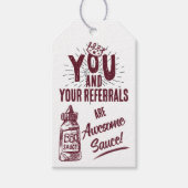 Sie und Ihre Referenzen sind Phantastisches Sauce- Geschenkanhänger (Vorderseite)