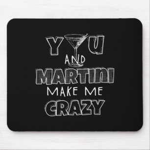 Sie und Martini machen mich zu einem winterlichen Mousepad