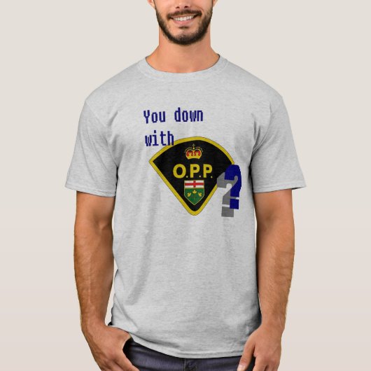 Sie unten mit O.P.P? T-Shirt (Vorderseite)