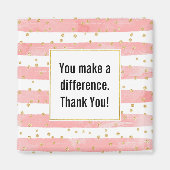 Sie unterscheiden sich durch rosafarbene Streifen Magnet (Vorne)