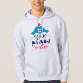 ↷ Sie Vater sind mein Held Classic Hoodie (Vorderseite)