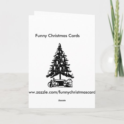 SIE VERÄRGERTEN SANKT FEIERTAGSKARTE (Rückseite)