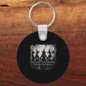 Sie verbrannten keine Hexen, die sie gebrannten Fr Schlüsselanhänger (Vorderseite)