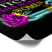 Sie verbrannten keine Hexen, sondern Frauen - Retr Poster (Ecke)