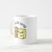 Sie verdienen Butter Funny Food Puff Kaffeetasse (Vorderseite Links)