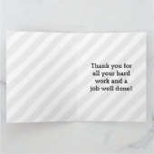 Sie verdienen ein großes Dankeschön, vielen Dank Dankeskarte (Innenseite)