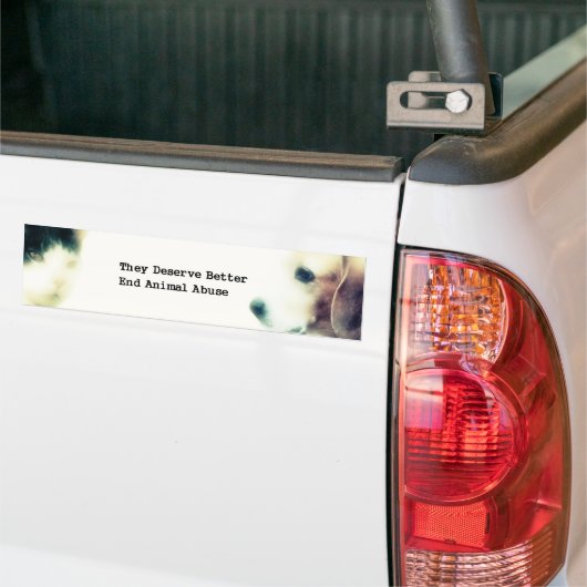 Sie verdienen es besser autoaufkleber (Auf Lkw)