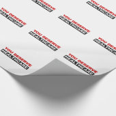 Sie verdienen Gesundheitsversorgung Geschenkpapier (Ecke)