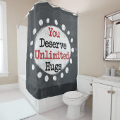 Sie verdienen unbegrenzte Schläger Duschvorhang (Beispiel)