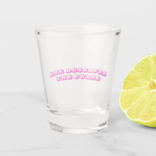 Sie verdiente die Handtasche Schnapsglas