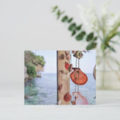 Sie verkauft Muscheln Postkarte (Stehend Vorderseite)
