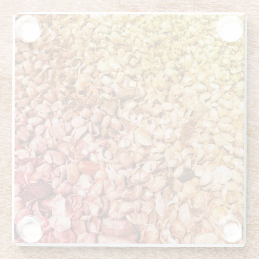 Sie verkauft Ombre Seashells Glasuntersetzer (Rückseite)