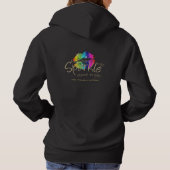 Sie Verlasse ein wenig Sparkle - Regenbogenlippen Hoodie (Rückseite)