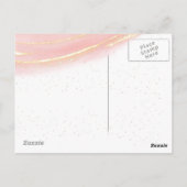 Sie Verlasse ein wenig spärlichen Luxus Personalis Postkarte (Rückseite)