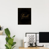 Sie Verlasse eine kleine Sparkle - Premiumd-Leinwa Poster (Heimbüro)