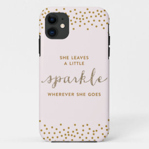 Sie Verlasst ein kleines Sparkle iPhone Case