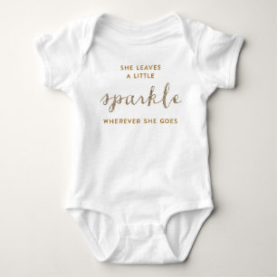 Sie Verlasst ein kleines Sparkle™ Säugling Shirt
