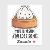 Sie verlieren einen sonnigen Fastfood-Pub Aufkleber (Blatt)